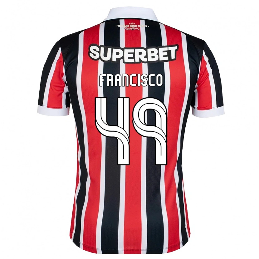 Danxen Kinder Ryan Francisco #49 Rot Weiß Schwarz Auswärtstrikot Trikot 2026/27 T-Shirt Österreich
