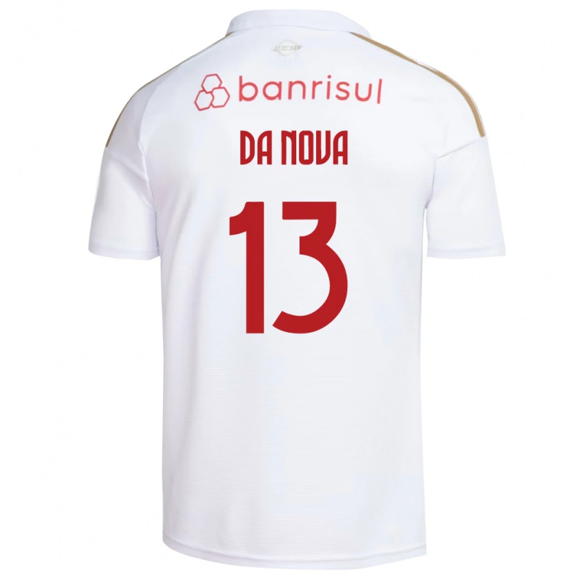 Danxen Kinder Érick Da Nova #13 Weiß Rot Auswärtstrikot Trikot 2026/27 T-Shirt Österreich