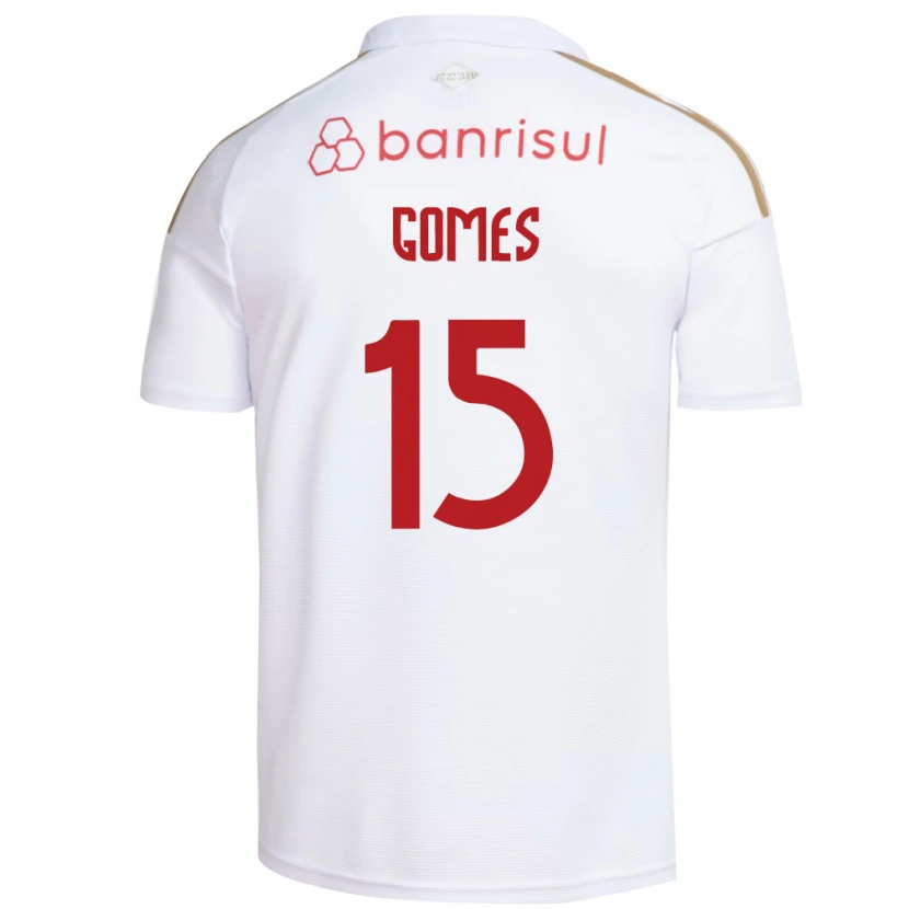 Danxen Kinder Bruno Gomes #15 Weiß Rot Auswärtstrikot Trikot 2026/27 T-Shirt Österreich