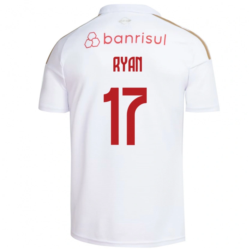 Danxen Kinder Gabriel Ryan #17 Weiß Rot Auswärtstrikot Trikot 2026/27 T-Shirt Österreich