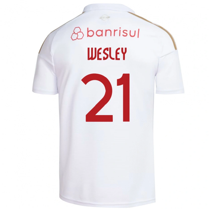 Danxen Kinder Wesley #21 Weiß Rot Auswärtstrikot Trikot 2026/27 T-Shirt Österreich