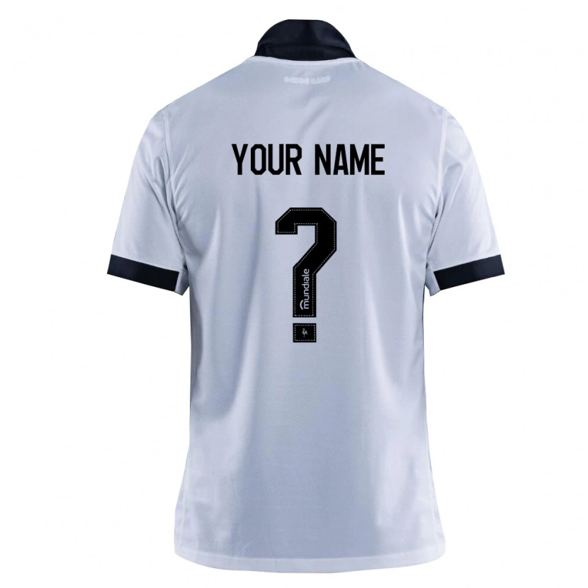 Danxen Kinder Ihren Namen #0 Schwarz Weiß Auswärtstrikot Trikot 2026/27 T-Shirt Österreich