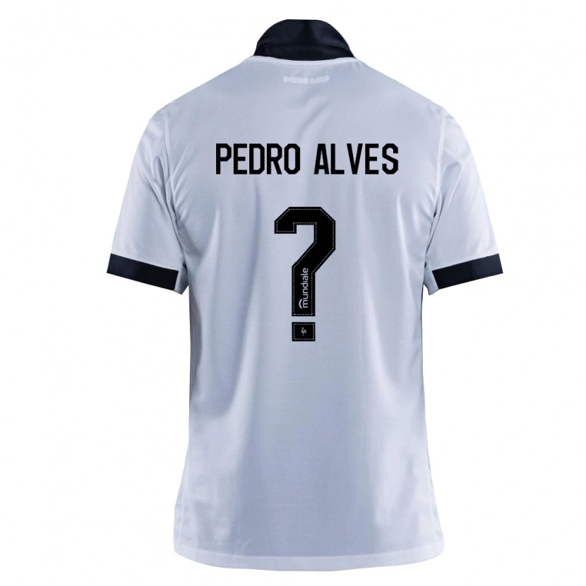 Danxen Kinder Pedro Alves #0 Schwarz Weiß Auswärtstrikot Trikot 2026/27 T-Shirt Österreich