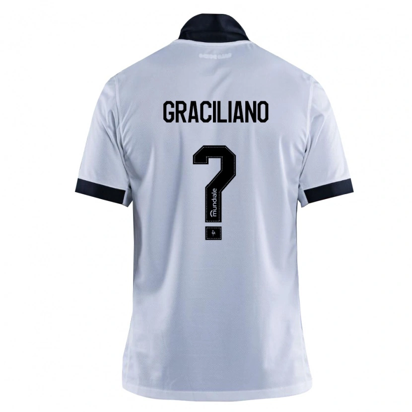 Danxen Kinder Arthur Graciliano #0 Schwarz Weiß Auswärtstrikot Trikot 2026/27 T-Shirt Österreich