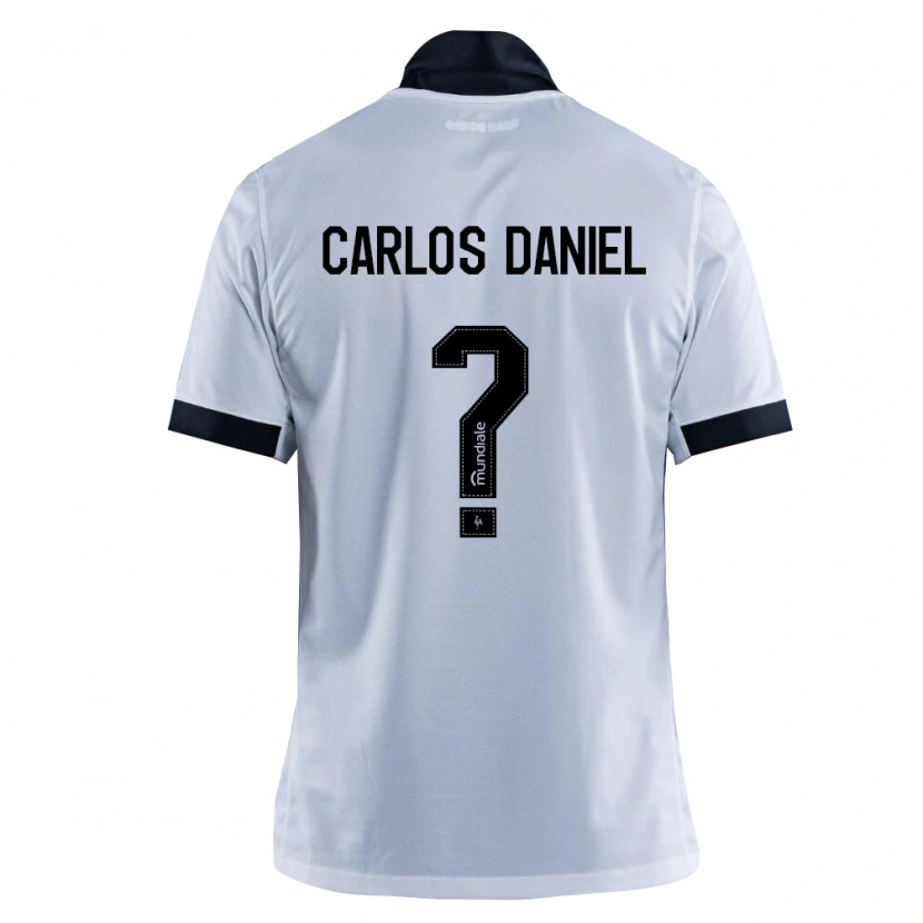 Danxen Kinder Carlos Daniel #0 Schwarz Weiß Auswärtstrikot Trikot 2026/27 T-Shirt Österreich