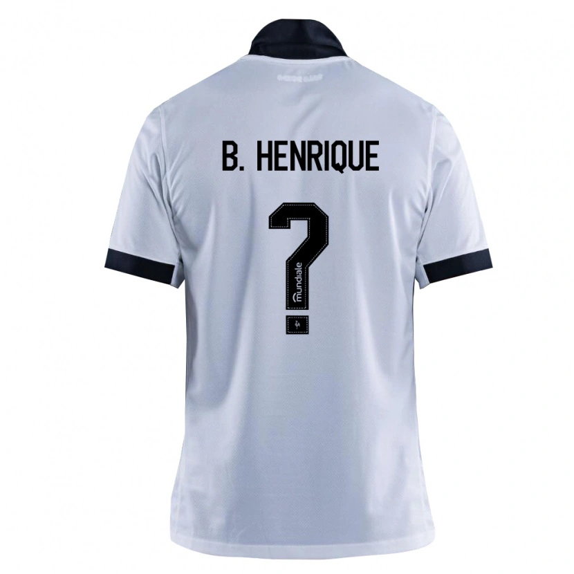 Danxen Kinder Bruno Henrique #0 Schwarz Weiß Auswärtstrikot Trikot 2026/27 T-Shirt Österreich