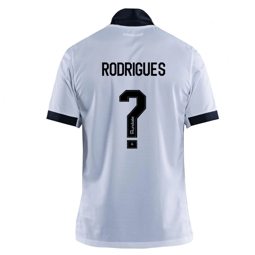 Danxen Kinder Vinicius Rodrigues #0 Schwarz Weiß Auswärtstrikot Trikot 2026/27 T-Shirt Österreich