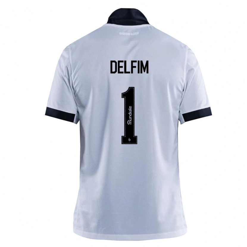 Danxen Kinder Gabriel Delfim #1 Schwarz Weiß Auswärtstrikot Trikot 2026/27 T-Shirt Österreich