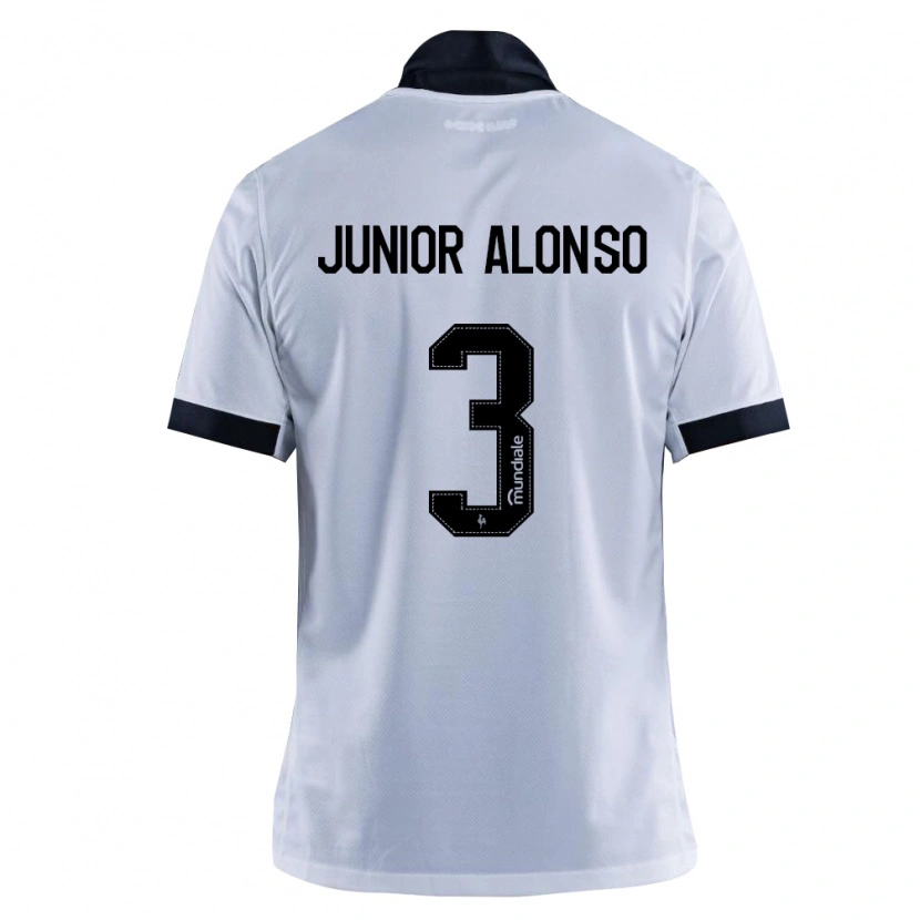 Danxen Kinder Junior Alonso #3 Schwarz Weiß Auswärtstrikot Trikot 2026/27 T-Shirt Österreich