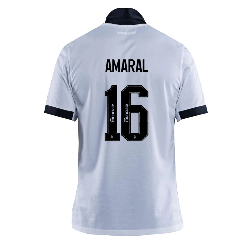 Danxen Kinder Enzo Amaral #16 Schwarz Weiß Auswärtstrikot Trikot 2026/27 T-Shirt Österreich