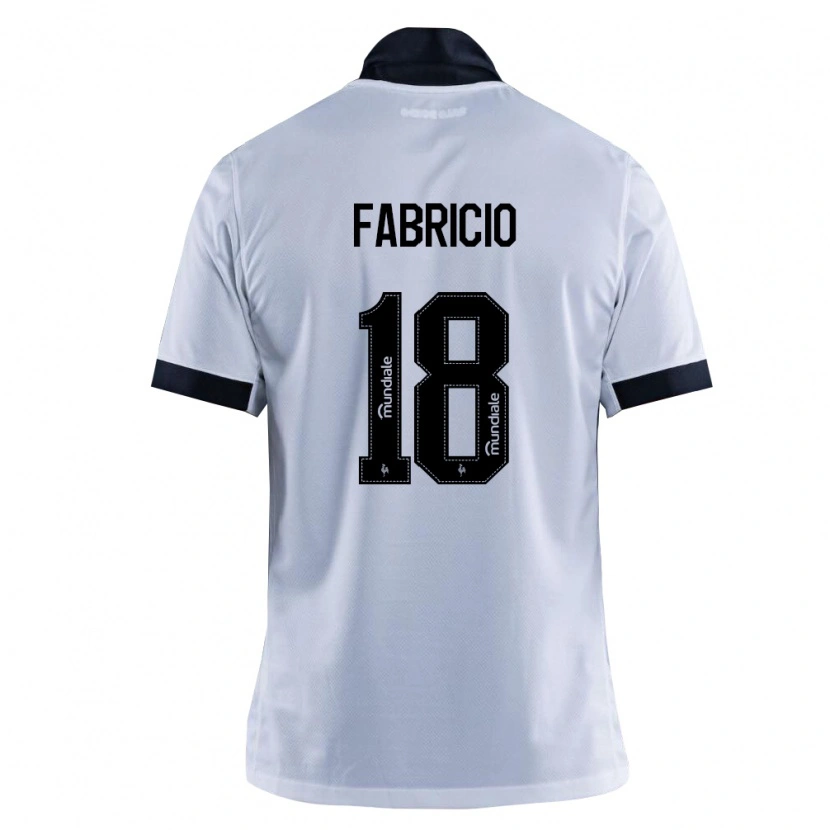 Danxen Kinder Fabricio Eduardo Da Costa Melo #18 Schwarz Weiß Auswärtstrikot Trikot 2026/27 T-Shirt Österreich