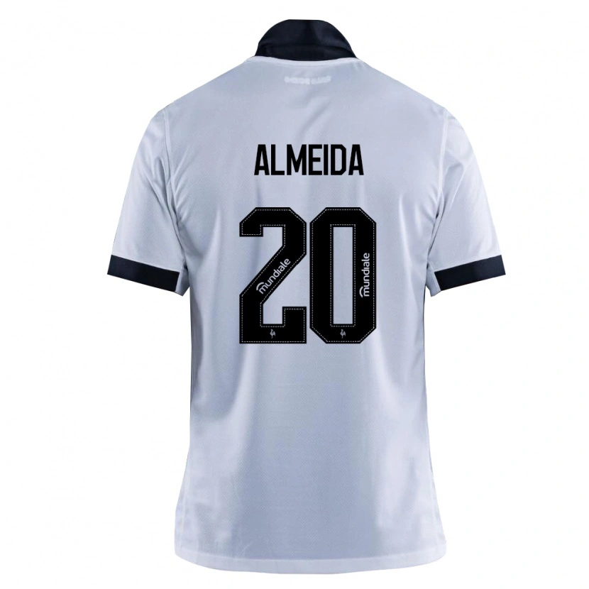 Danxen Kinder Vinicius Almeida #20 Schwarz Weiß Auswärtstrikot Trikot 2026/27 T-Shirt Österreich