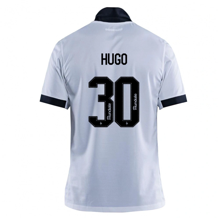 Danxen Kinder Victor Hugo #30 Schwarz Weiß Auswärtstrikot Trikot 2026/27 T-Shirt Österreich