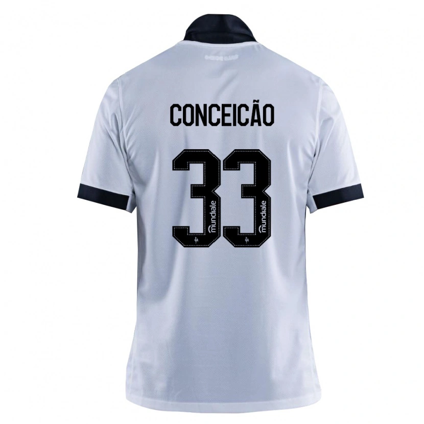 Danxen Kinder Robert Conceição #33 Schwarz Weiß Auswärtstrikot Trikot 2026/27 T-Shirt Österreich