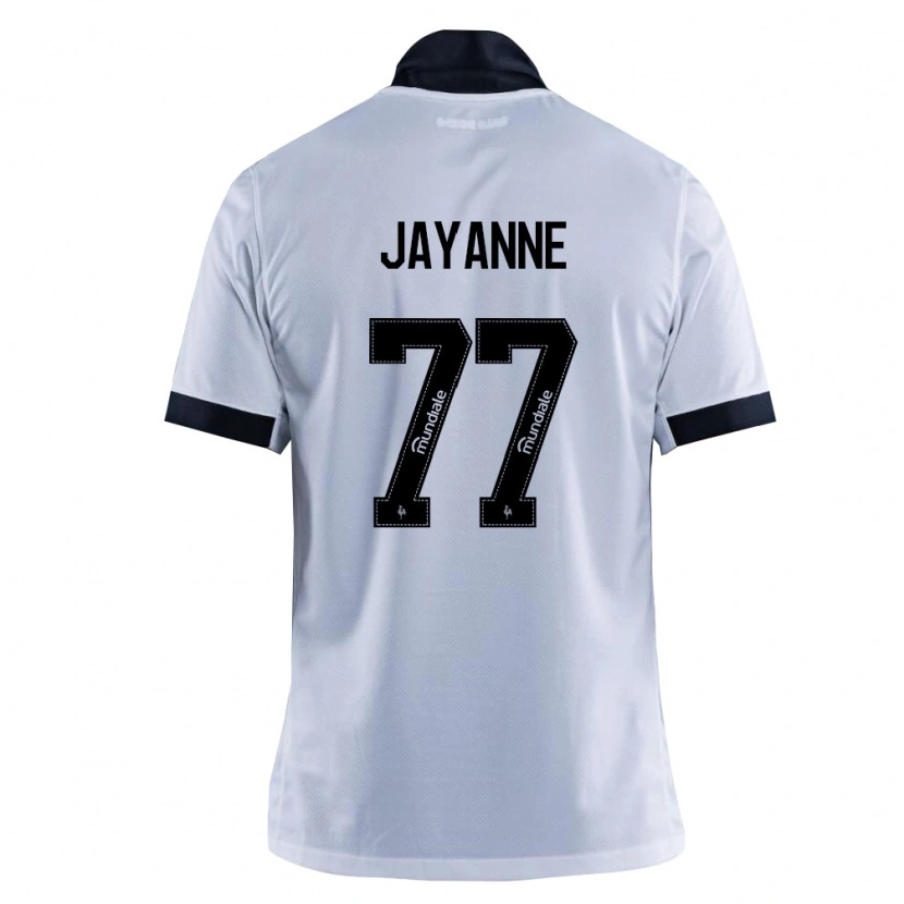 Danxen Kinder Jayanne #77 Schwarz Weiß Auswärtstrikot Trikot 2026/27 T-Shirt Österreich