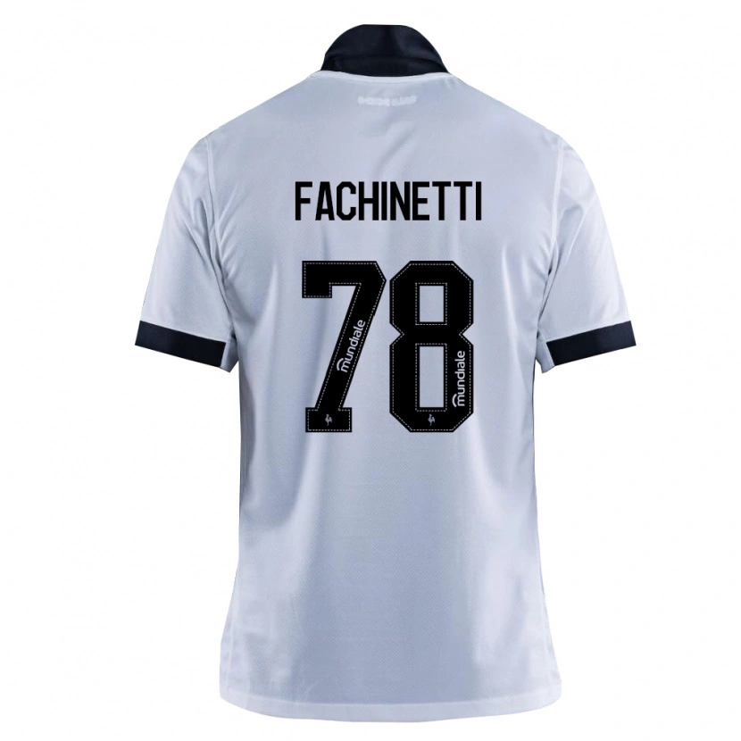 Danxen Kinder Pedro Fachinetti #78 Schwarz Weiß Auswärtstrikot Trikot 2026/27 T-Shirt Österreich