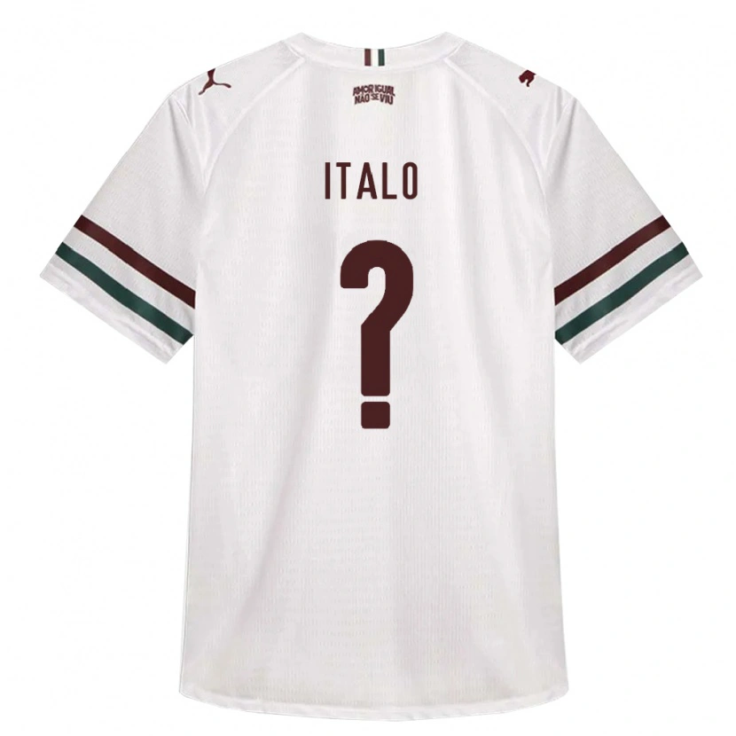Danxen Kinder Italo Vinicius Soares Da Silva Lopes #0 Weiß Grün Burgund Auswärtstrikot Trikot 2026/27 T-Shirt Österreich