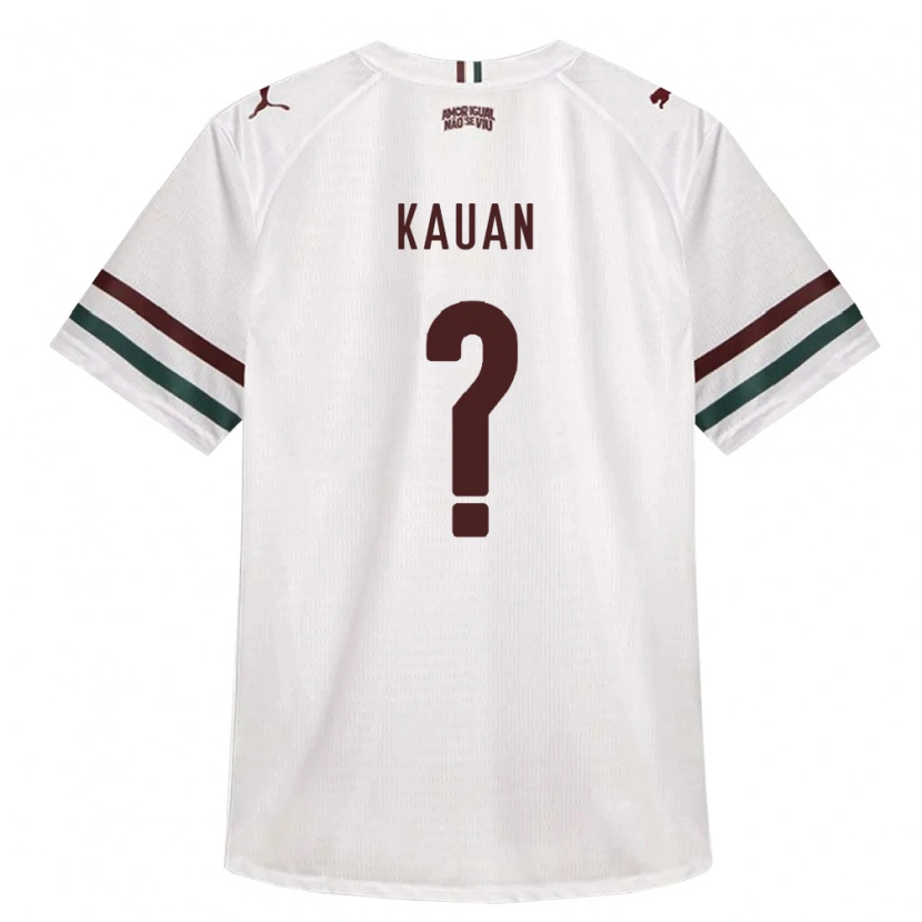 Danxen Kinder Victor Kauan Ferreira Lauriano Sousa #0 Weiß Grün Burgund Auswärtstrikot Trikot 2026/27 T-Shirt Österreich