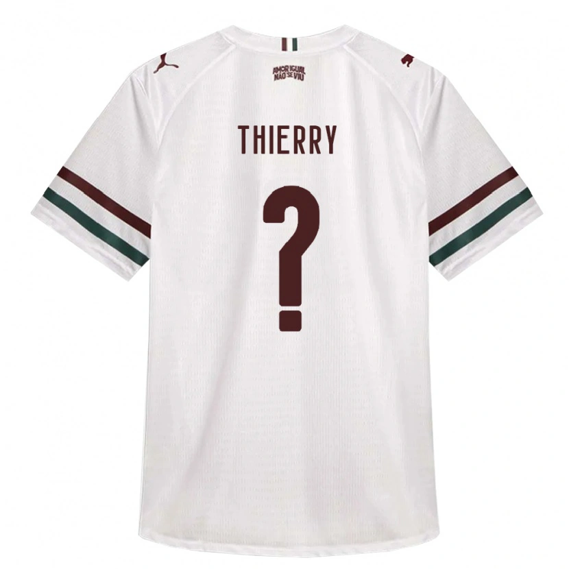 Danxen Kinder Thierry Hanrry Costa Chaves #0 Weiß Grün Burgund Auswärtstrikot Trikot 2026/27 T-Shirt Österreich