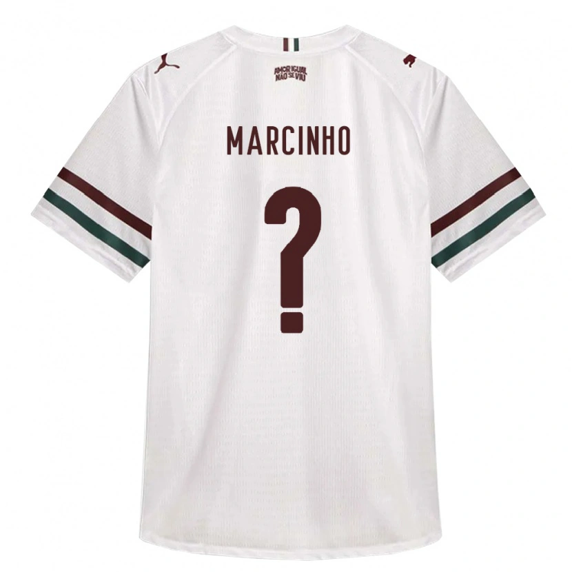 Danxen Kinder Márcio Marques Santana #0 Weiß Grün Burgund Auswärtstrikot Trikot 2026/27 T-Shirt Österreich