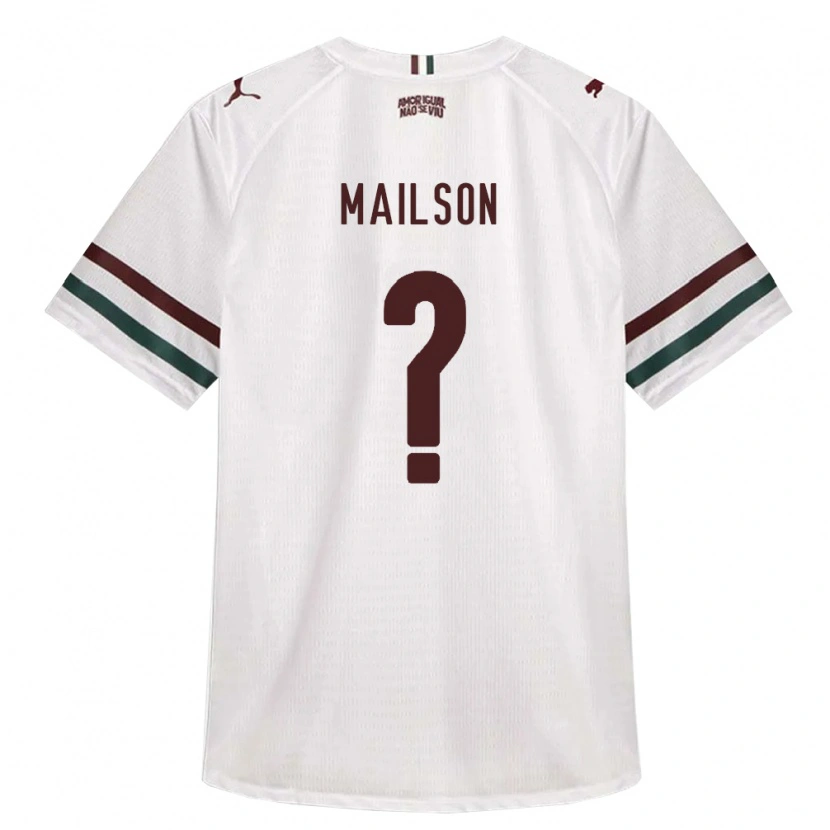 Danxen Kinder Francisco Mailson Costa Dos Santos #0 Weiß Grün Burgund Auswärtstrikot Trikot 2026/27 T-Shirt Österreich