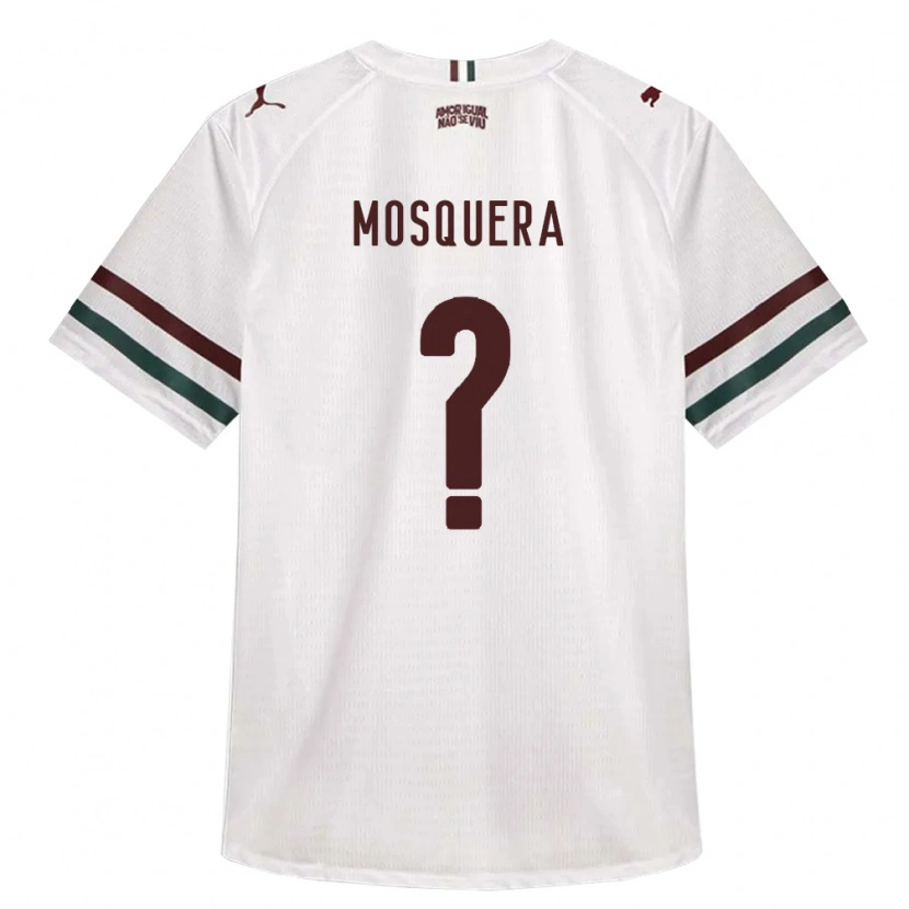 Danxen Kinder Yuleiver Mosquera #0 Weiß Grün Burgund Auswärtstrikot Trikot 2026/27 T-Shirt Österreich