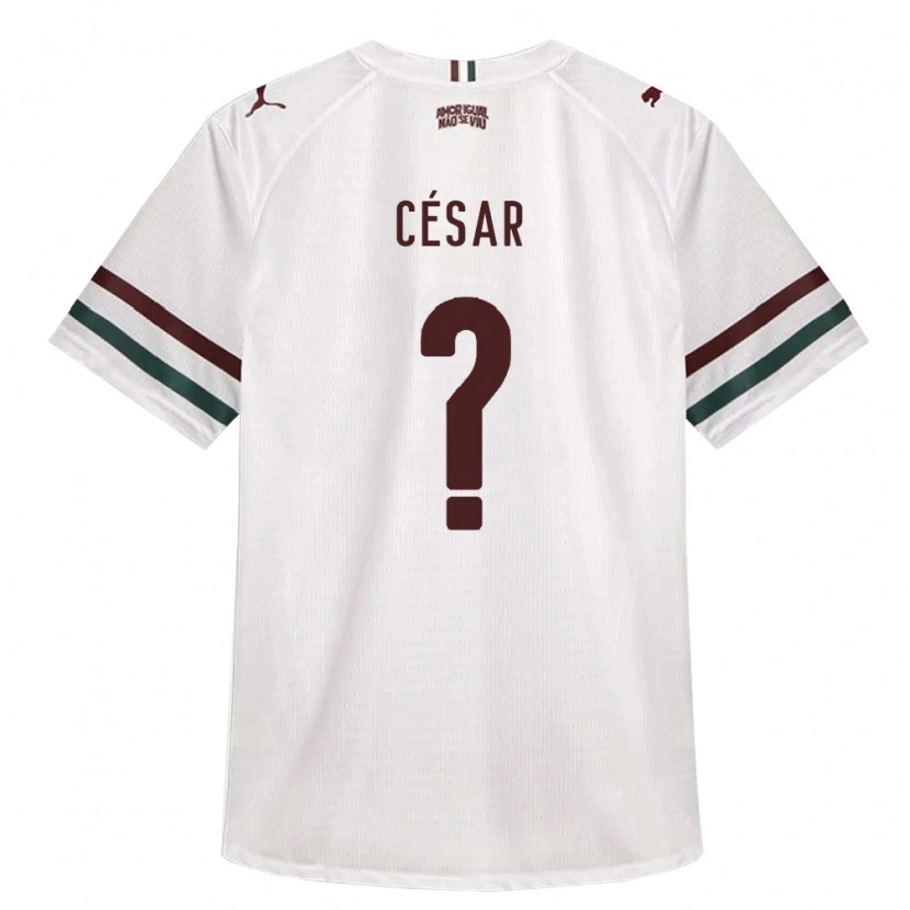 Danxen Kinder Adrian César #0 Weiß Grün Burgund Auswärtstrikot Trikot 2026/27 T-Shirt Österreich