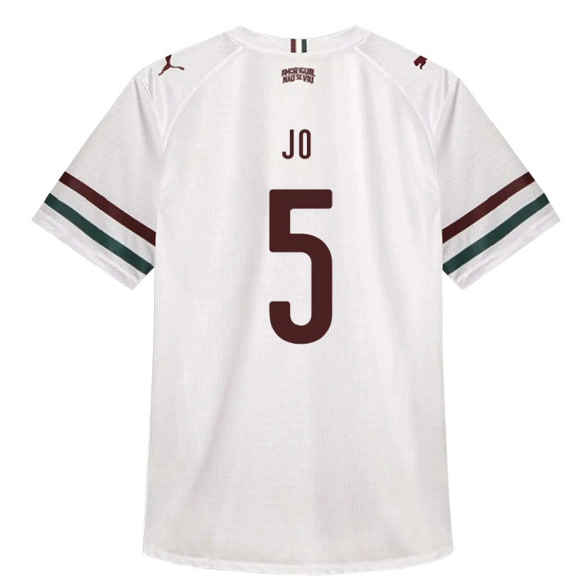 Danxen Kinder Joedson Santos Almeida #5 Weiß Grün Burgund Auswärtstrikot Trikot 2026/27 T-Shirt Österreich