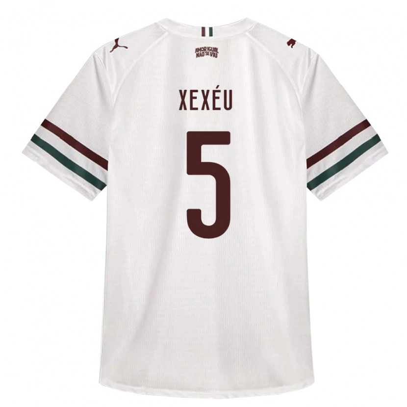 Danxen Kinder Xexéu #5 Weiß Grün Burgund Auswärtstrikot Trikot 2026/27 T-Shirt Österreich
