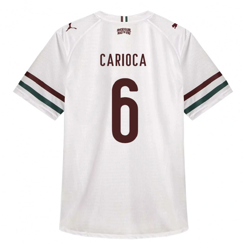 Danxen Kinder Gabriel Carioca #6 Weiß Grün Burgund Auswärtstrikot Trikot 2026/27 T-Shirt Österreich