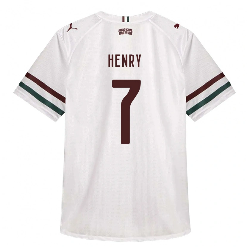 Danxen Kinder Paul Henry #7 Weiß Grün Burgund Auswärtstrikot Trikot 2026/27 T-Shirt Österreich