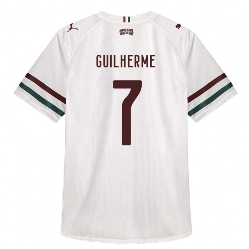 Danxen Kinder Luiz Guilherme #7 Weiß Grün Burgund Auswärtstrikot Trikot 2026/27 T-Shirt Österreich