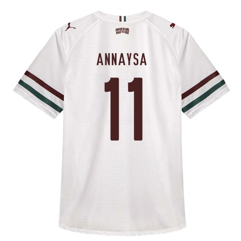 Danxen Kinder Annaysa #11 Weiß Grün Burgund Auswärtstrikot Trikot 2026/27 T-Shirt Österreich