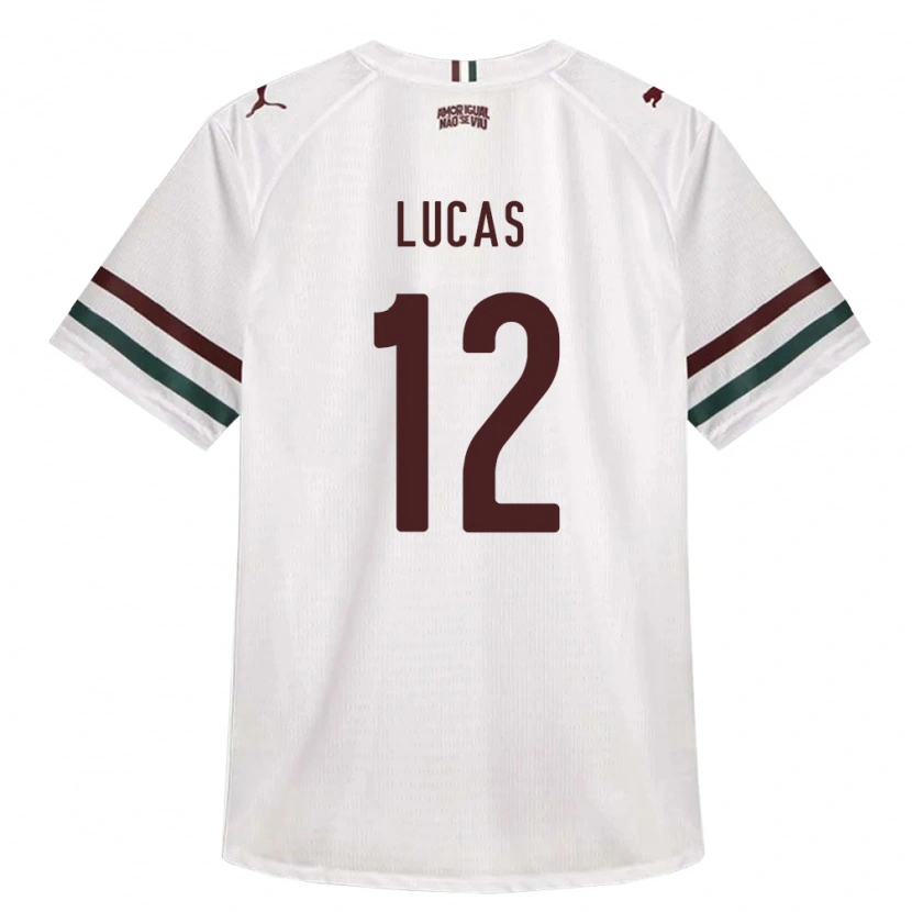 Danxen Kinder André Lucas #12 Weiß Grün Burgund Auswärtstrikot Trikot 2026/27 T-Shirt Österreich