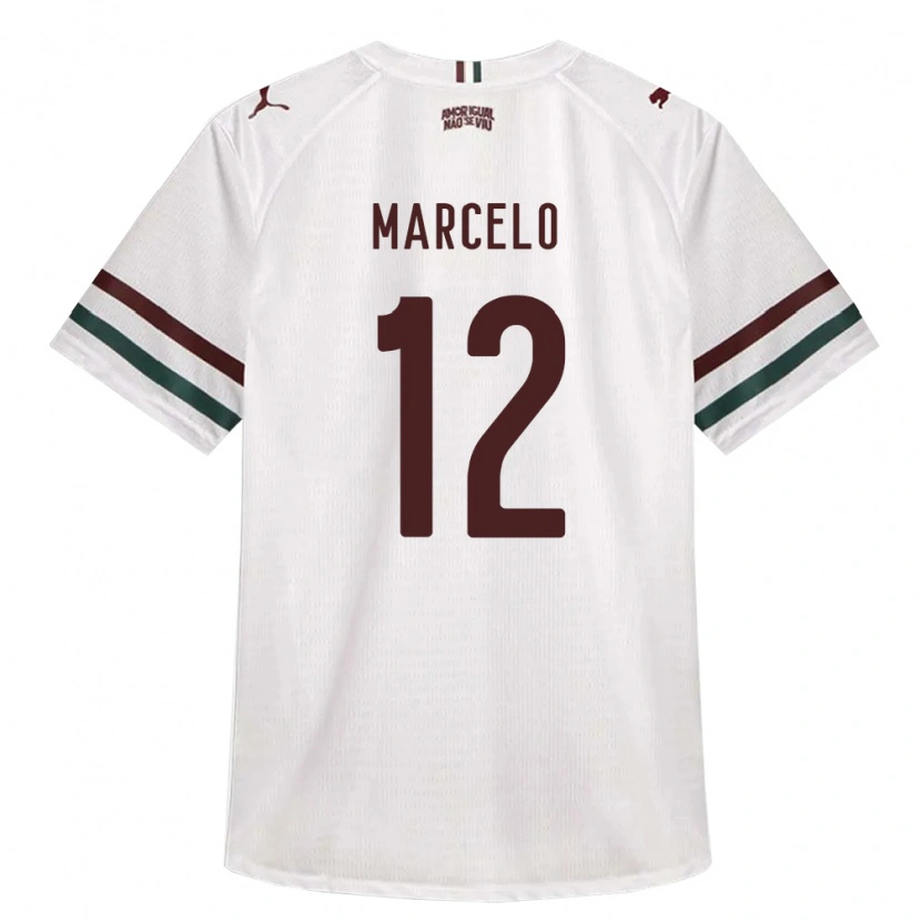 Danxen Kinder Marcelo #12 Weiß Grün Burgund Auswärtstrikot Trikot 2026/27 T-Shirt Österreich