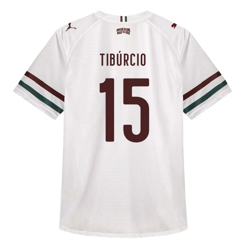 Danxen Kinder Brenno Tibúrcio #15 Weiß Grün Burgund Auswärtstrikot Trikot 2026/27 T-Shirt Österreich
