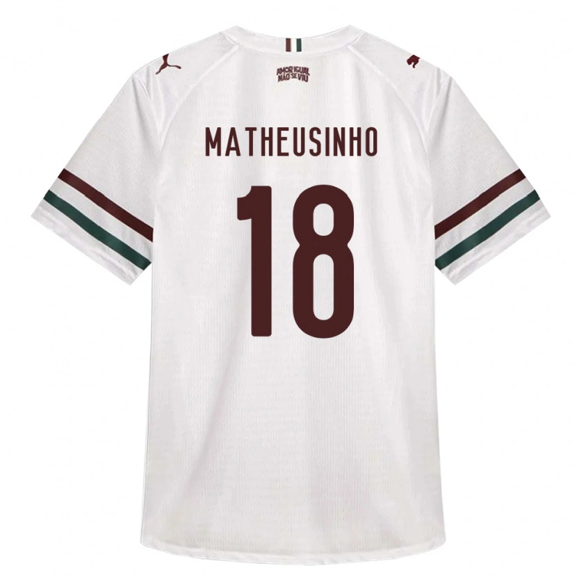 Danxen Kinder Matheus Ferreira Da Costa #18 Weiß Grün Burgund Auswärtstrikot Trikot 2026/27 T-Shirt Österreich