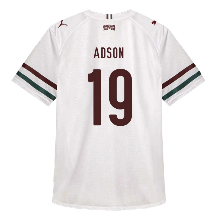Danxen Kinder Adsonnaldo Ferreira Nascimento #19 Weiß Grün Burgund Auswärtstrikot Trikot 2026/27 T-Shirt Österreich