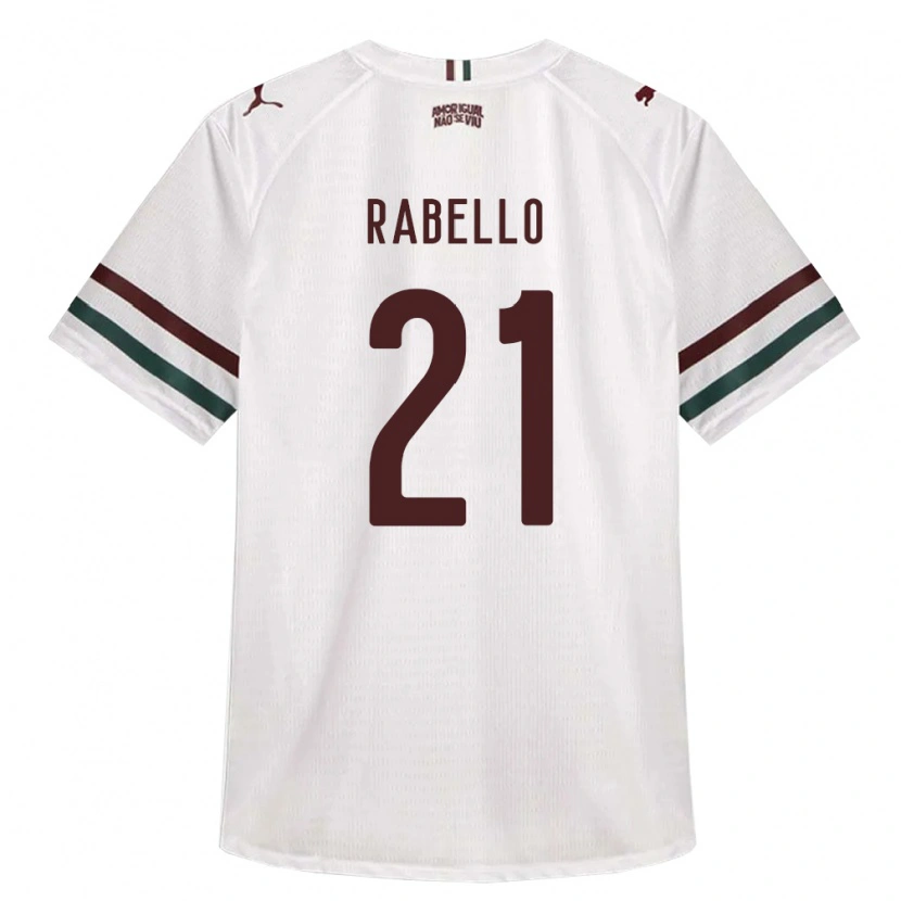 Danxen Kinder Igor Rabello #21 Weiß Grün Burgund Auswärtstrikot Trikot 2026/27 T-Shirt Österreich