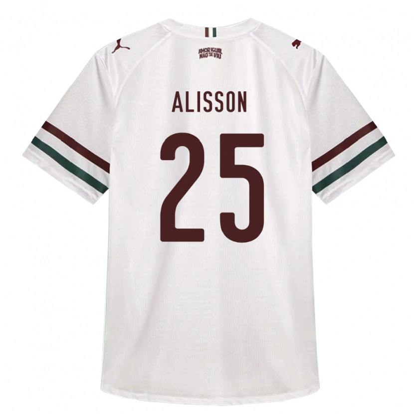 Danxen Kinder Alisson Euler De Freitas Castro #25 Weiß Grün Burgund Auswärtstrikot Trikot 2026/27 T-Shirt Österreich