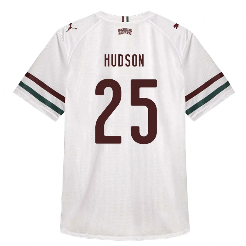 Danxen Kinder Hudson #25 Weiß Grün Burgund Auswärtstrikot Trikot 2026/27 T-Shirt Österreich