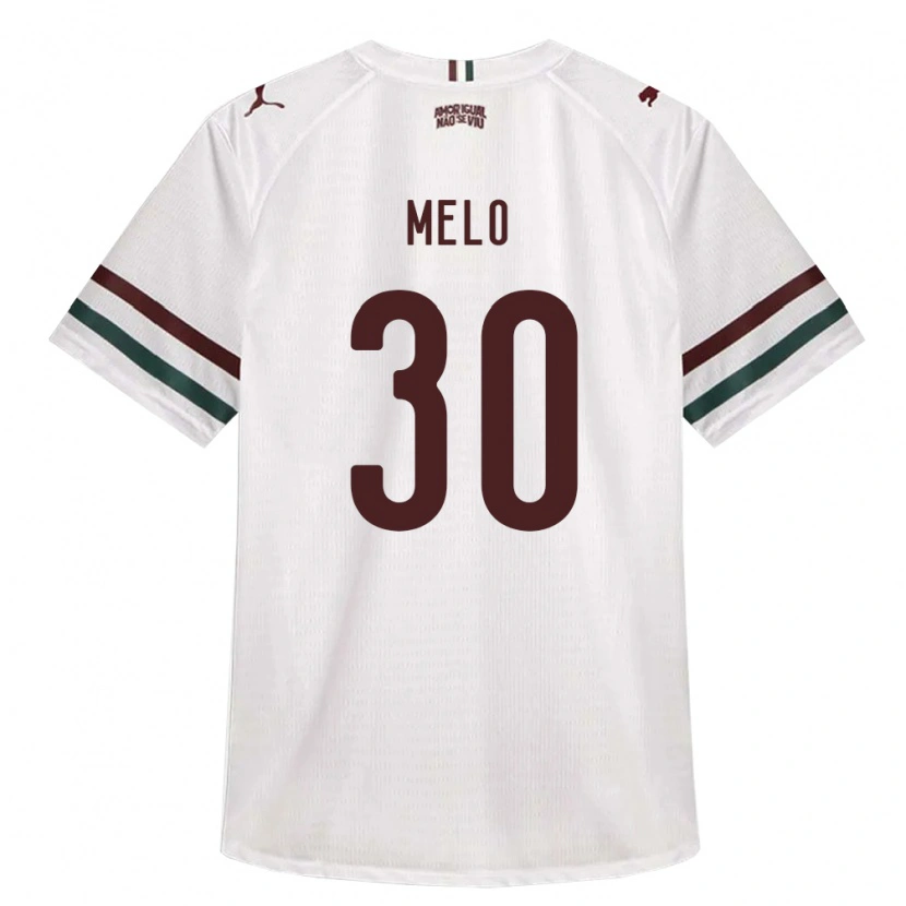 Danxen Kinder Felipe Melo #30 Weiß Grün Burgund Auswärtstrikot Trikot 2026/27 T-Shirt Österreich