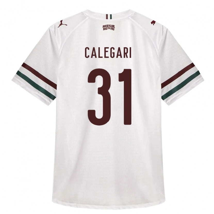 Danxen Kinder Calegari #31 Weiß Grün Burgund Auswärtstrikot Trikot 2026/27 T-Shirt Österreich