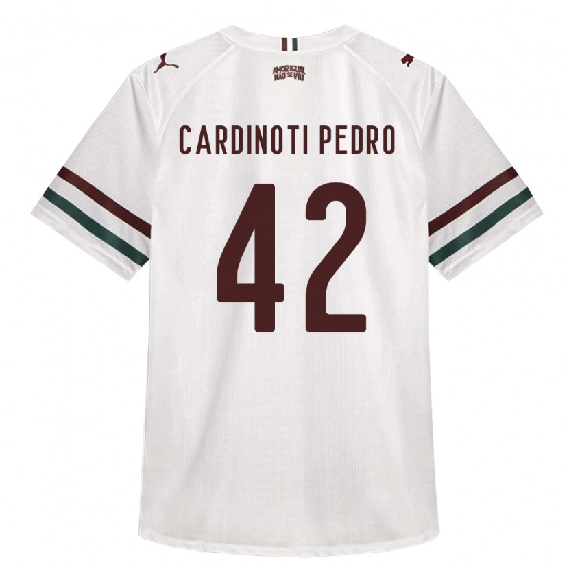 Danxen Kinder Jhonny Cardinoti Pedro #42 Weiß Grün Burgund Auswärtstrikot Trikot 2026/27 T-Shirt Österreich