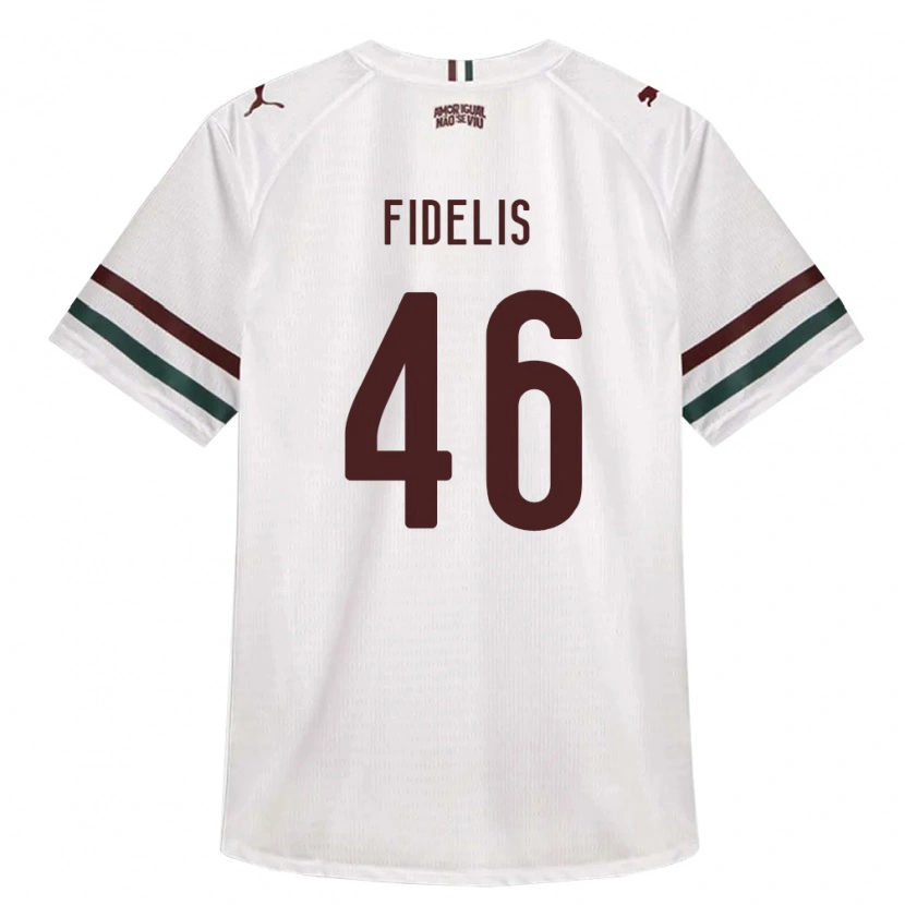 Danxen Kinder Julio Fidelis #46 Weiß Grün Burgund Auswärtstrikot Trikot 2026/27 T-Shirt Österreich