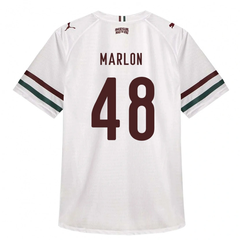 Danxen Kinder Marlon Almeida Da Silva Ignacio #48 Weiß Grün Burgund Auswärtstrikot Trikot 2026/27 T-Shirt Österreich