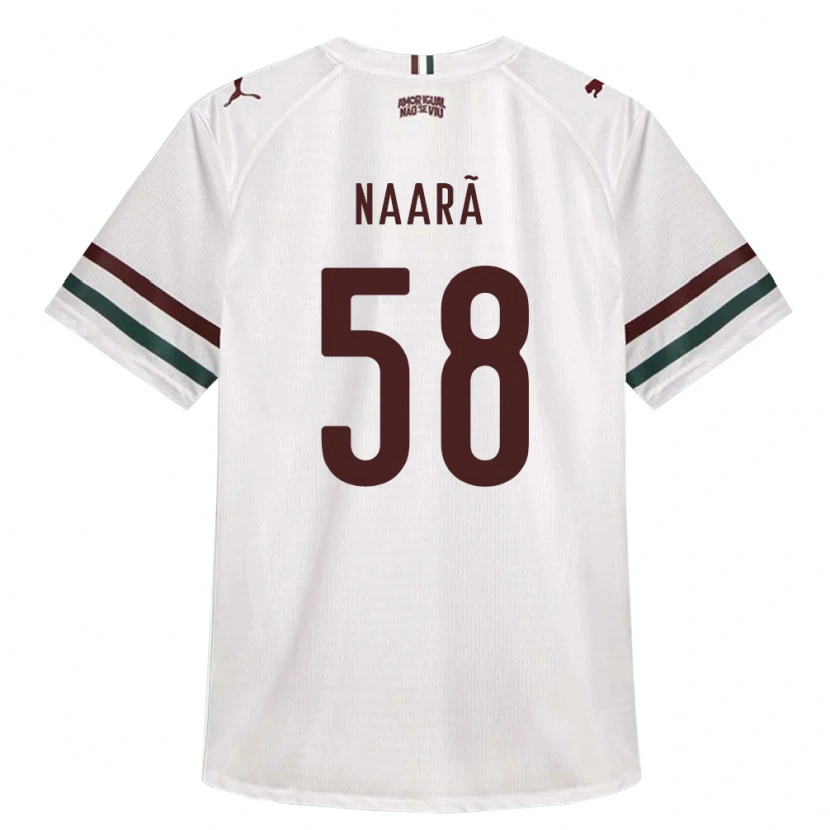 Danxen Kinder Naarã Lucas Teixeira Ferreira Dos Santos #58 Weiß Grün Burgund Auswärtstrikot Trikot 2026/27 T-Shirt Österreich