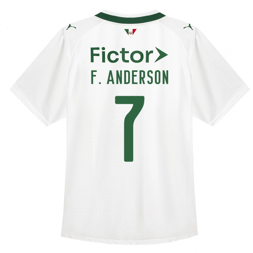Danxen Kinder Felipe Anderson #7 Grün Weiß Auswärtstrikot Trikot 2026/27 T-Shirt Österreich