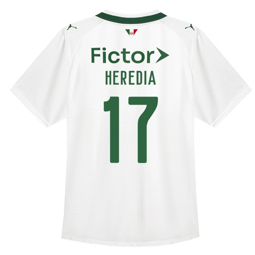 Danxen Kinder Jesus Heredia #17 Grün Weiß Auswärtstrikot Trikot 2026/27 T-Shirt Österreich