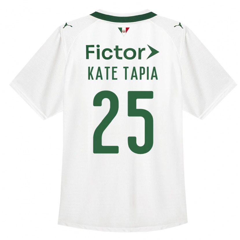 Danxen Kinder Kate Tapia #25 Grün Weiß Auswärtstrikot Trikot 2026/27 T-Shirt Österreich